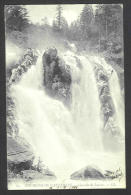 France - CF060 - 2 Scan - CP Cauterets Cascade De Lutour - Verso Timbre Type Blanc 111 1A - Cauterets