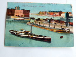 Carte Postale Ancienne : LUDWIGSHAFEN : Winterhafen - Ludwigshafen