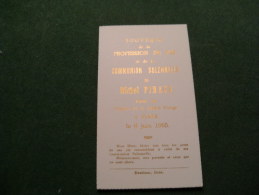 BC5-2-105 Souvenir Communion Michel Piraux Strée 1965 - Communie