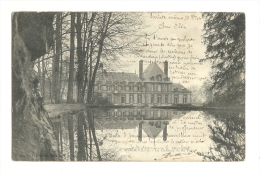 Cp, 91, Bandeville, Le Château Vu Du Parc, Voyagée 1904 - Sonstige & Ohne Zuordnung