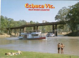 (999) Australia - VIC - Echuca And Paddle Steamer PS Canberra - Altri & Non Classificati