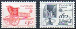 Danemark 1978 687-88 ** Europa - Carriole De Poste, 1785 - Télégraphe Morse - Unused Stamps