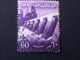 EGYPTE  ( O )  De  1959 / 1960    "   Série Courante - Barrages     "        N°  464 A       1 Val . - Used Stamps