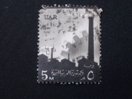 EGYPTE  ( O )  De  1958    "   Série Courante - Usines     "        N°  414       1 Val . - Usados