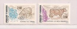 ANDORRE ( EUAND - 127 )  1991  N° YVERT ET TELLIER  N° 405/406  N** - Unused Stamps