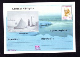 ADAM TOLLEFSEN ,EXPLORATEUR,PREPARATION FOR ELIBERATION FROM FLOES,1998, POSTCARD STATIONERY ,UNUSED,ROMANIA - Esploratori