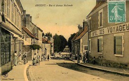 Juin13 1198 : Argent  -  Rue Et Avenue Nationale - Argent-sur-Sauldre