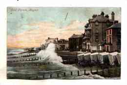 West Parade Bognor With Bath Cabin Front De Mer Avec Cabines De Bain Ecrite Written En 1905 Color View - Bognor Regis