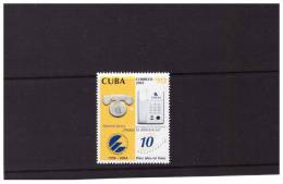 2005   CENTENARY OF  TELEPHONE -ETECSA 1 VALUE MNH - Unused Stamps