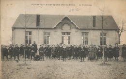 ST GERVAIS D´AUVERGNE - LE PATRONAGE - BELLE ANIMATION - 1919 - - Saint Gervais D'Auvergne