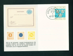 SWEDEN - 19/10/72 Early Postage Stamps Postal Stationery Card FDC As Scan - Entiers Postaux