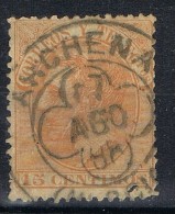 Sello 15 Cts Alfonso XII 1882, Fechador Trebol ARCHENA (Murcia), Num 210 º - Usati