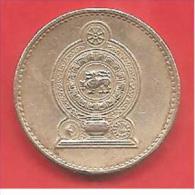 SRI LANKA - 1986 - COIN MONETA - 5 RUPIE - FIVE RUPEES - CONDIZIONI SPL - Sri Lanka