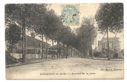 Mormant (77) : L'avenue De La Gare Env 1917 (animé). - Mormant