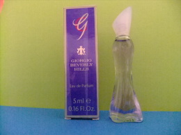 MINIATURE  EAU DE PARFUM -- G  -- GIORGIO BEVERLY HILLS --  UK  -- 0.16 Fl Oz  5 Ml  -  ECHANTILLON DE COLLECTION - Miniatures Womens' Fragrances (in Box)