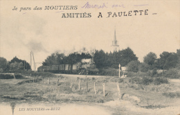 LES MOUTIERS EN RETZ - Je Pars De Moutiers, Amitiés - Chemin De Fer - Les Moutiers-en-Retz