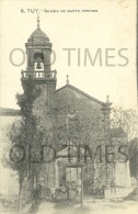 SPAIN - TUY - IGLESIA DE SANTO DOMINGO - 1915 PC. - Pontevedra