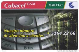 Cuba, Cubacel GSM, Controlnumber Up, 2 Scans . - Kuba