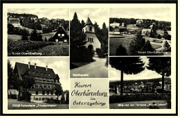 Kurort Oberbärenburg I. Erzgebirge - Mehrbild Ansichtskarte Ca.1957   (1931) - Altenberg