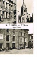 43- SAINT-DIDIER-en-VELAY - Cpsm Noir Et Blanc- Multivues-  Editions GIMBERT  -SCANS RECTO VERSO-Paypal Sans Frais - Saint Didier En Velay