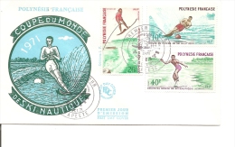 Ski Nautique ( FDC De Polynésie De 1971 à Voir) - Waterski