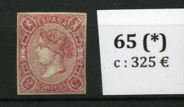 65 (*)  2 Centimos   Sans Colle     Cote 325-E - Unused Stamps