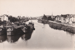 CPSM HARFLEUR(76)29/3/55-la Lézarde-14x9-dentelée - Harfleur