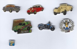 7 PINS  Voitures Moto Et Autres - Autres & Non Classés