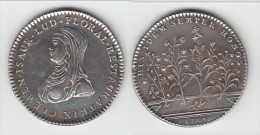 RARE ET DE QUALITE **** JETON 1754 Clemen Isaura Lud Floral Restauratrix - ARGENT - SILVER **** EN ACHAT IMMEDIAT - Monarquía / Nobleza