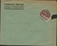 1931 32f.  BUDAPEST X ROMA - Cartas & Documentos