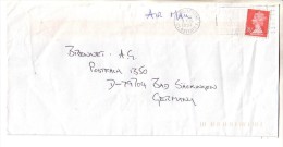 GOOD GB Postal Cover To GERMANY 1994 - Good Stamped: Elizabeth II - Cartas & Documentos