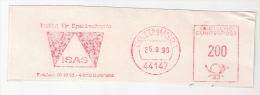 A2 Germany 1996. Machine Stamp Cut Postmark ISAS Spectrochemie - Atomo