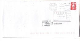 GOOD FRANCE Postal Cover To GERMANY 1997 - Good Stamped: Marianne - Briefe U. Dokumente