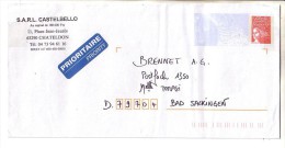 GOOD FRANCE Postal Cover To GERMANY - Good Stamped: Marianne - Storia Postale