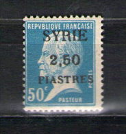 SYRIE  - Timbres N° 121  * - Ungebraucht