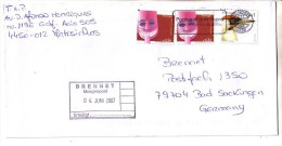 GOOD PORTUGAL Postal Cover To GERMANY 2007 - Good Stamped: Bird ; Festival - Lettres & Documents