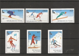 JO D'hiver De LakePlacid-1980 ( 371/76 Non Dentelés Xxx -MNH- Du Tchad) - Hiver 1980: Lake Placid