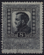 1926 Hungary - FISCAL Stamp - Sales Tax Revenue Stamp - 8 P - Used / Kossuth Lajos - Fiscali