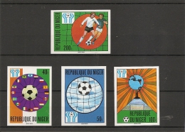 Coupe Du Monde En Argentine -1978 ( 441/44 Non Dentelés Xxx -MNH- Du Niger) - 1978 – Argentine