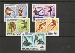 JO De Montréal -1976 ( 578/79 + PA 162/64 Non Dentelés Xxx -MNH- De Madagascar) - Verano 1976: Montréal