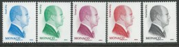 MONACO - 2013 - Albert II De Monaco, Nouvelle Série Courante - 5val Neufs // Mnh - Unused Stamps