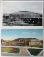 Lot 2x Cp  Photo Dortmund  Wesfalenhalle Bintdruck +- 1920 Et  Schoning & Co 1945 - Dortmund