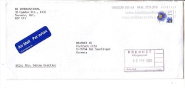 GOOD CANADA Postal Cover To GERMANY 2006 - Good Stamped: Flower - Cartas & Documentos