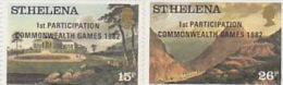 Saint Helena Island-1982 1st Partecipation Commonwealth Games MNH - Isola Di Sant'Elena