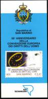 San Marino Saint Marin 2000 - Notice Philatélique - European Convention Of Human Rights - Philatelic Folder - - Institutions Européennes