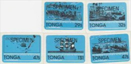 Tonga-175th Anniversary Of The Capture Of Port Au Prince,Overprinted Specimen, MNH - Tonga (1970-...)