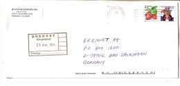 GOOD USA Postal Cover To ESTONIA 2000 - Good Stamped: Strawberry ; Sam - Cartas & Documentos