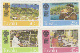 Tuvalu-1983 World Communication Day Set MNH - Tuvalu