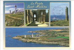 29 - PLOUGONVELIN - La Pointe Saint-Mathieu - Le Phare Et Le Sémaphore - Le Monument Aux Marins Morts - Ed. JOS - Plougonvelin