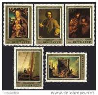 USSR Russia 1983 Paintings From The Hermitage By German Artists ART Painting Portrait MNH Michel 5329-5333 Su 5449-53 - Verzamelingen